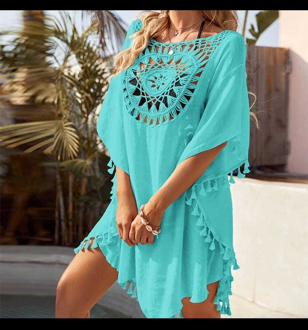 BEACH TRENDY COVER UP free size