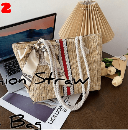 Straw Tote Bag