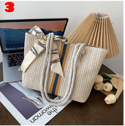 Straw Tote Bag