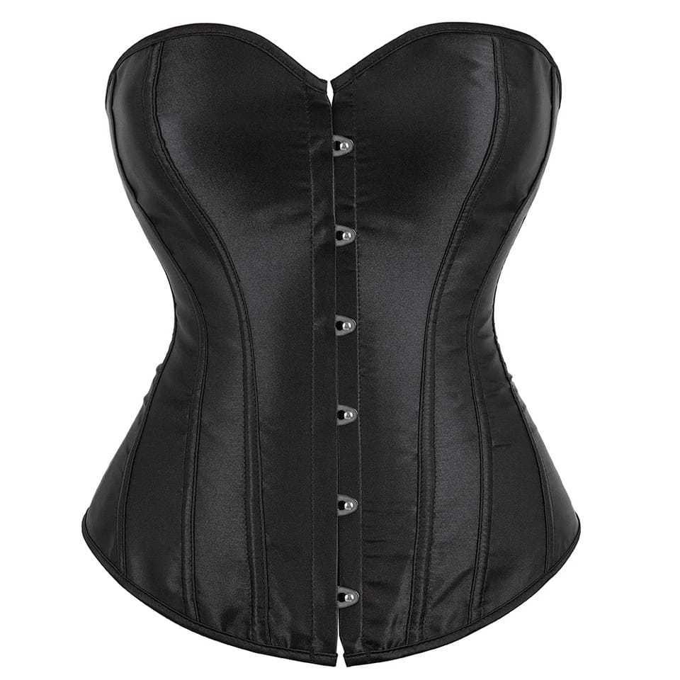 quality silk 2pc corset