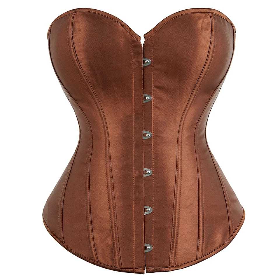 quality silk 2pc corset