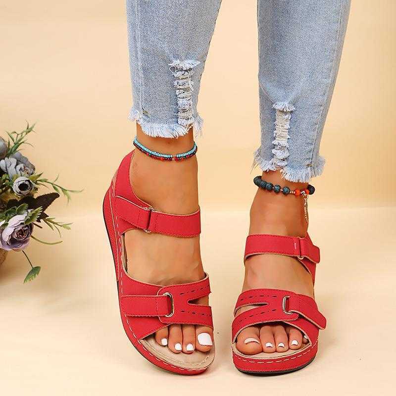 Ladies wedge sandals