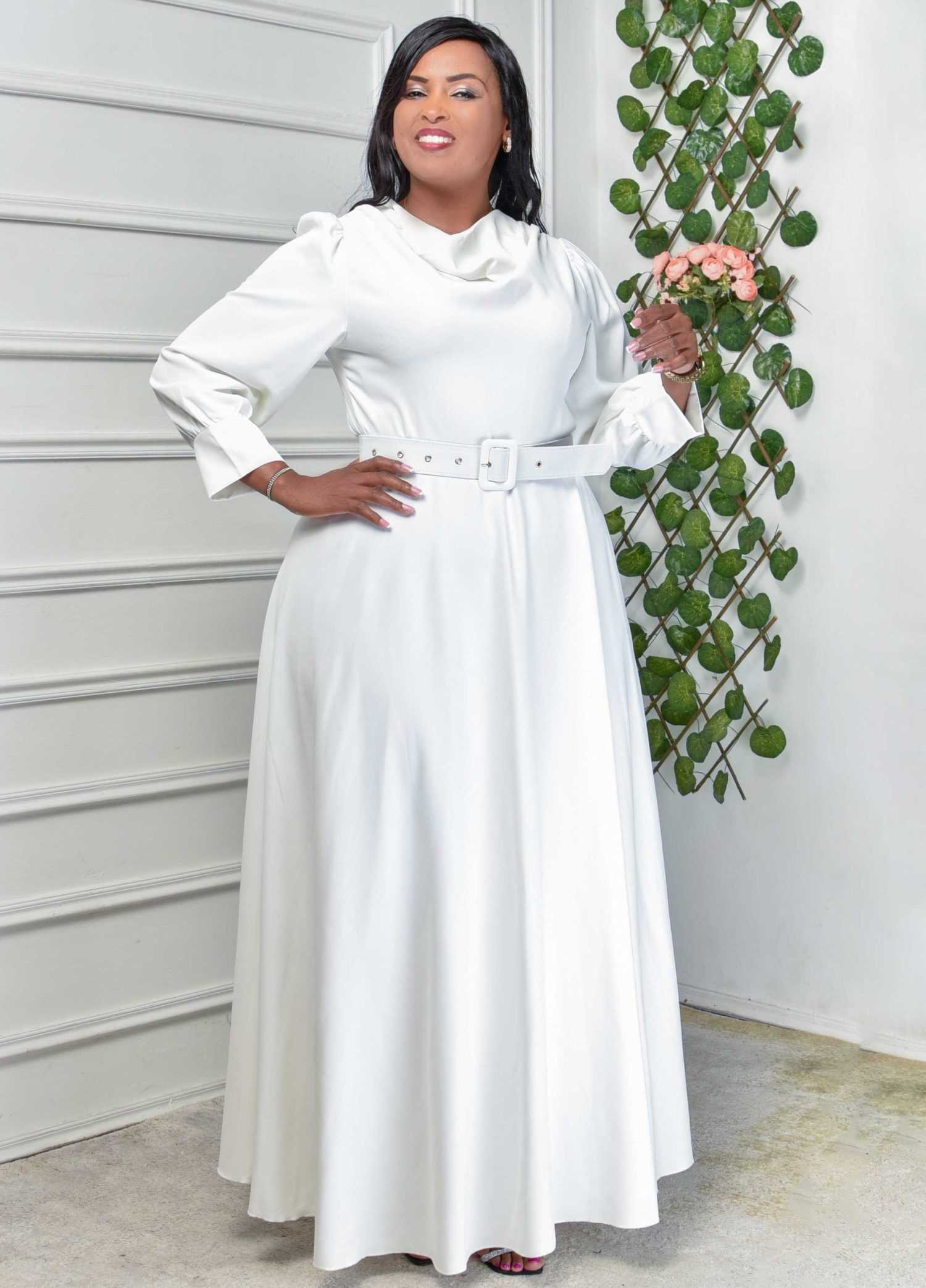 Plain coloured maxi dresses