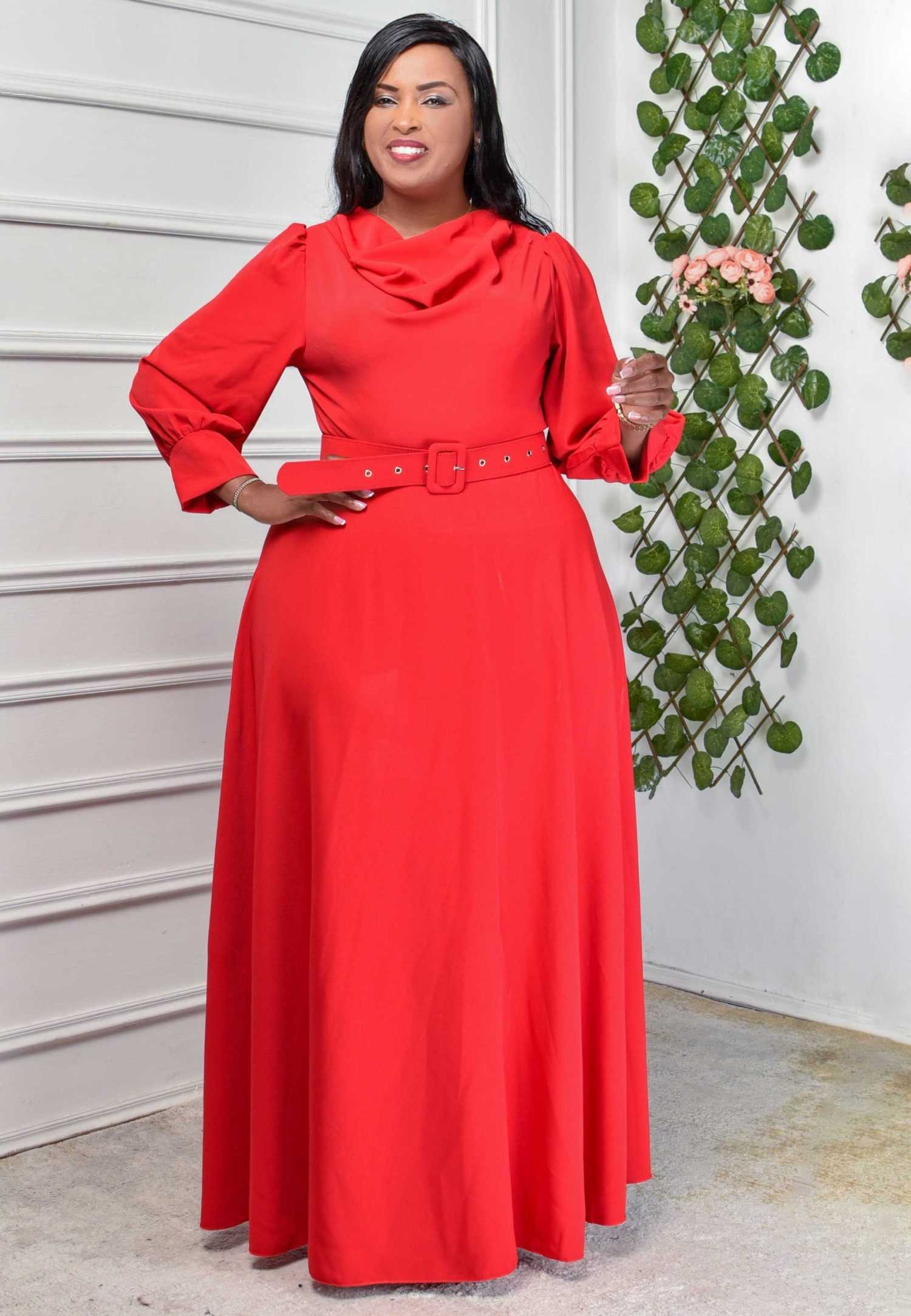 Plain coloured maxi dresses