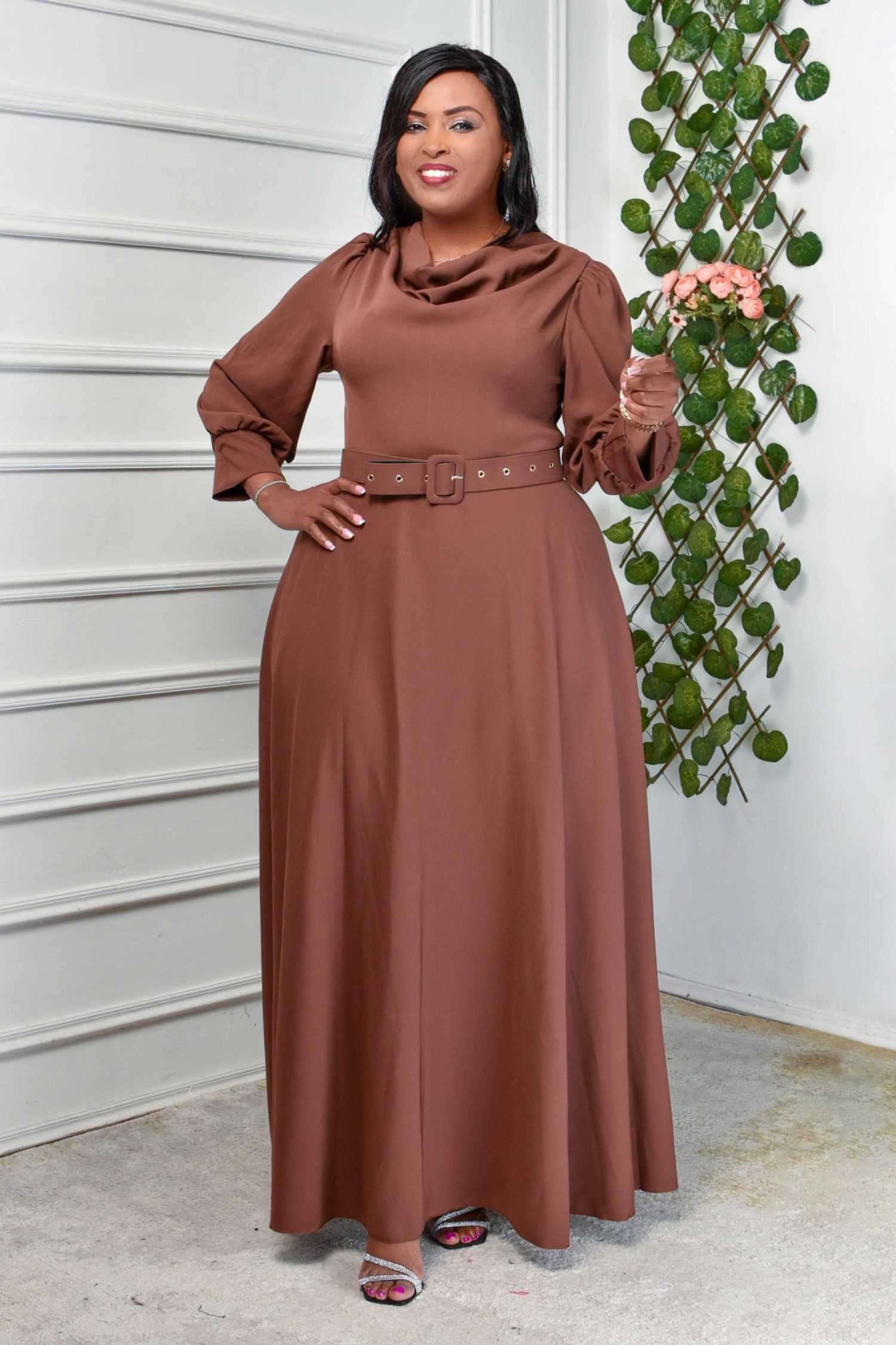 Plain coloured maxi dresses