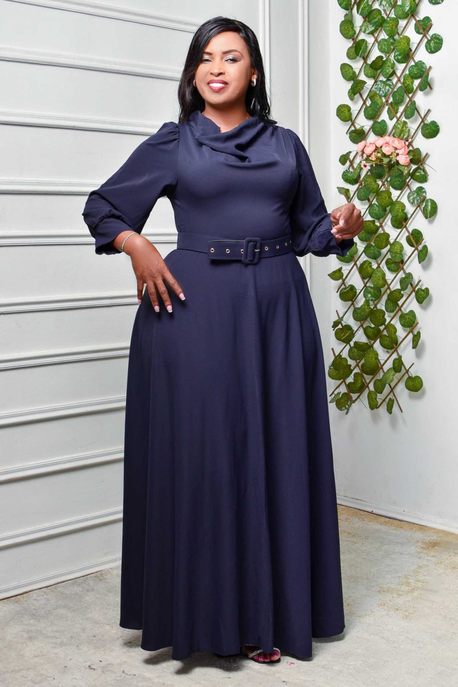 Plain coloured maxi dresses