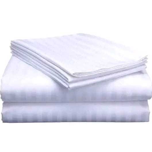 Stripped Cotton Bedsheets set