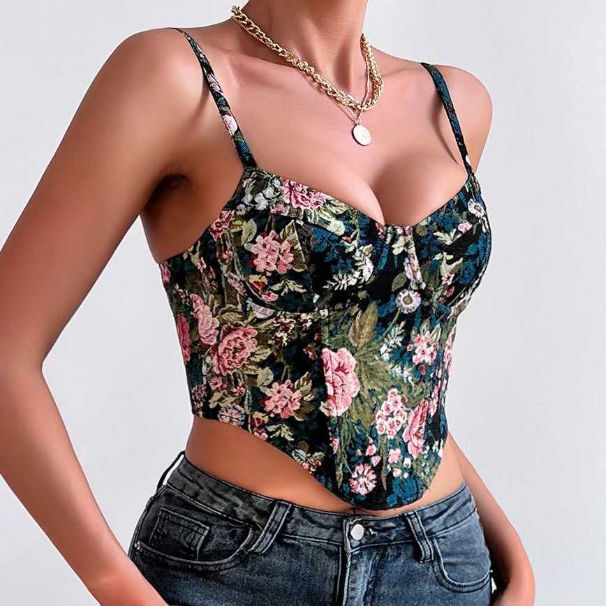 Floral Vintage Corset