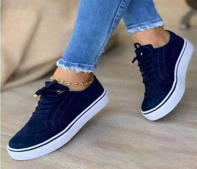 Ladies Suede Sneakers