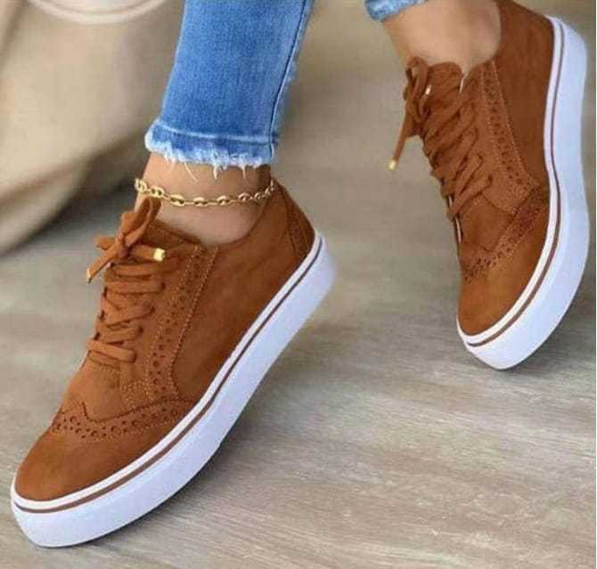 Ladies Suede Sneakers