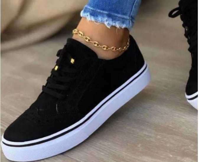 Ladies Suede Sneakers