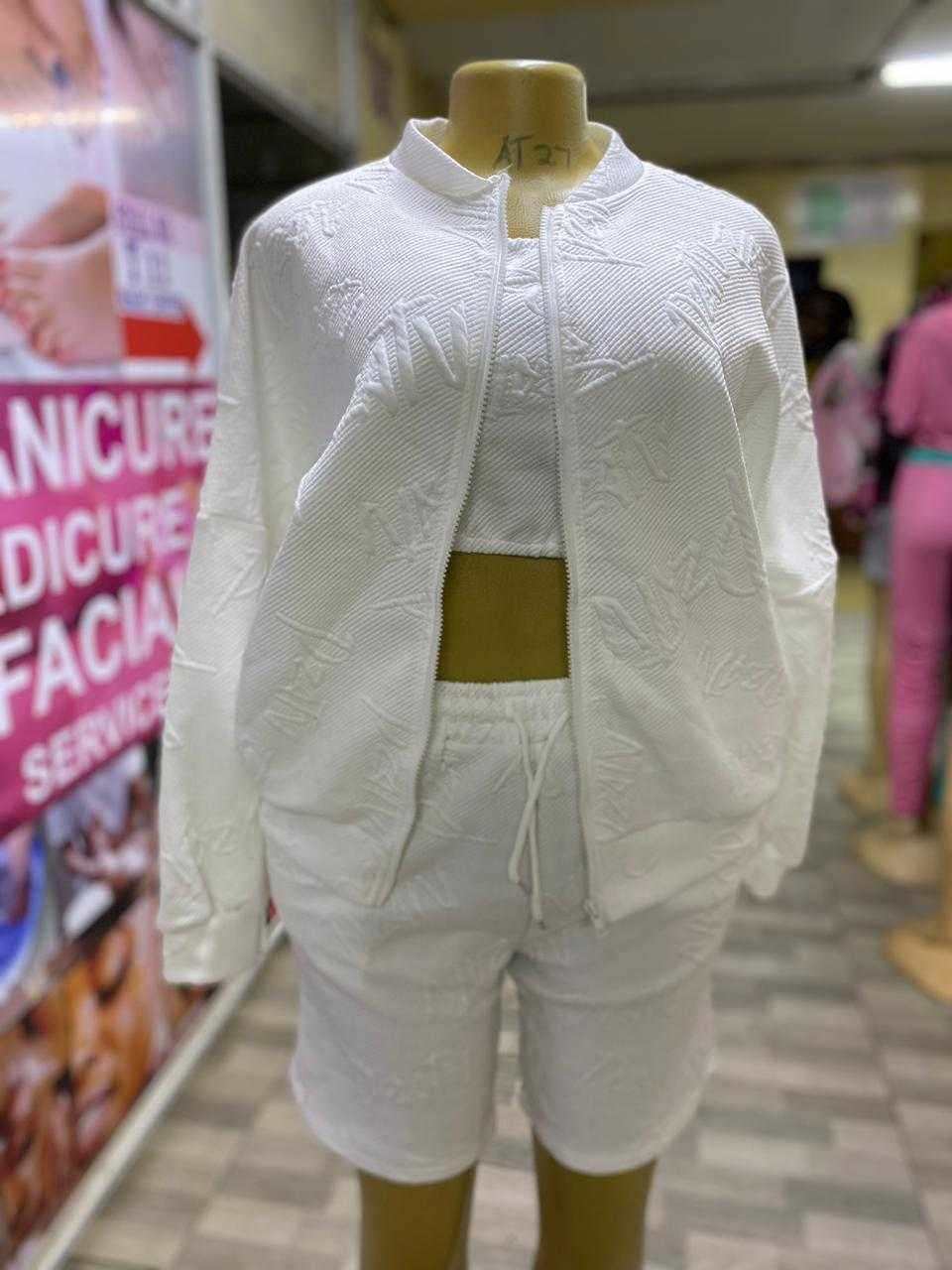 3 piece White Set