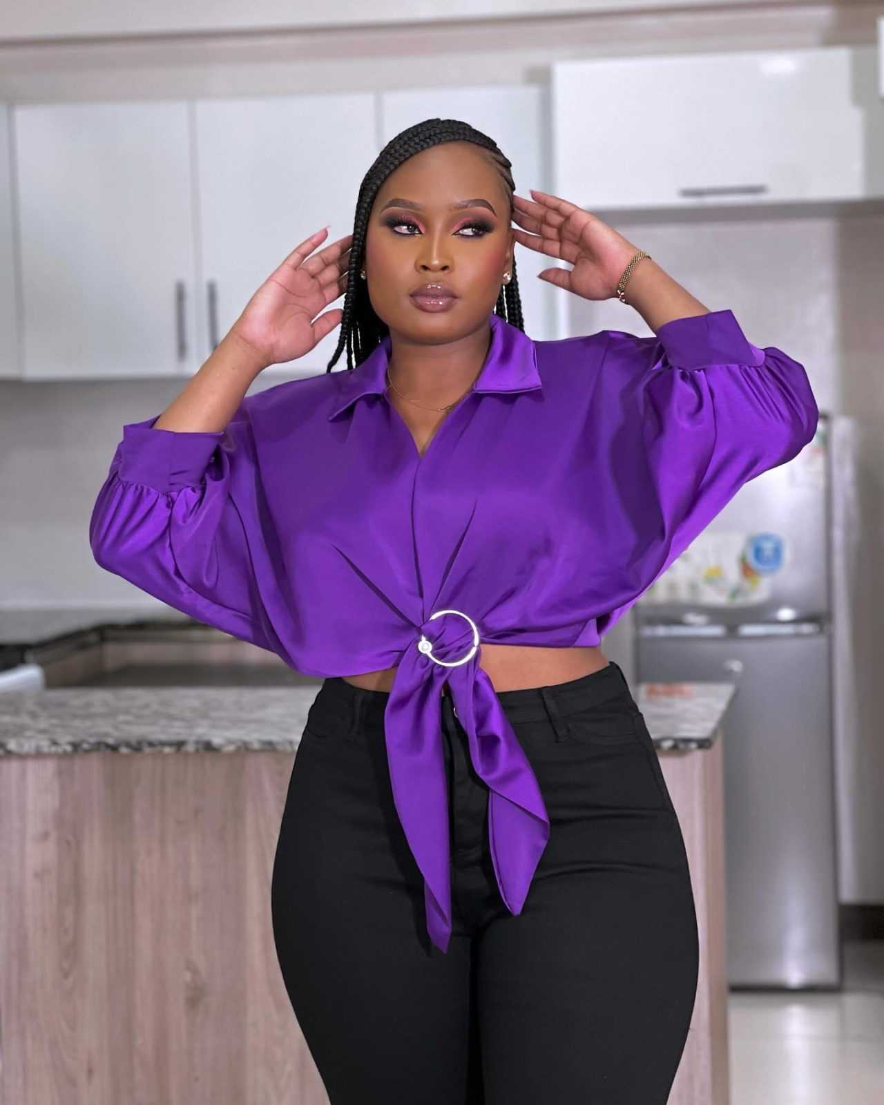 High Quality Silk Designer  Tops
