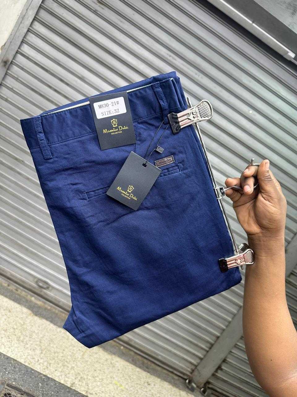 Soft Khaki Material Trousers