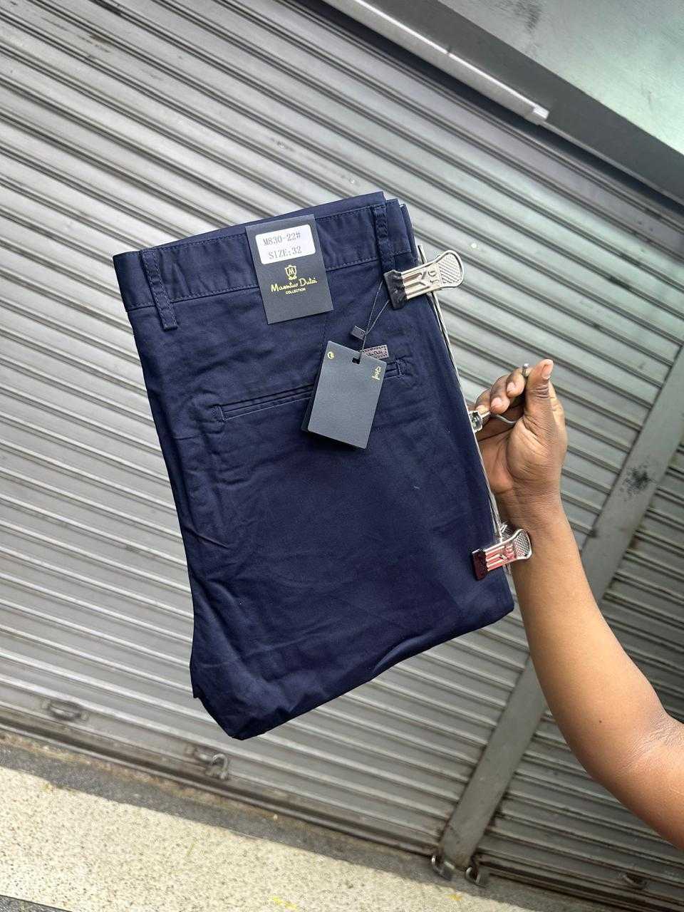 Soft Khaki Material Trousers