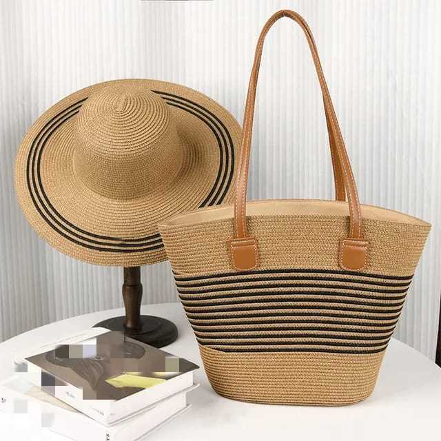 Summer Straw Bag + Hat