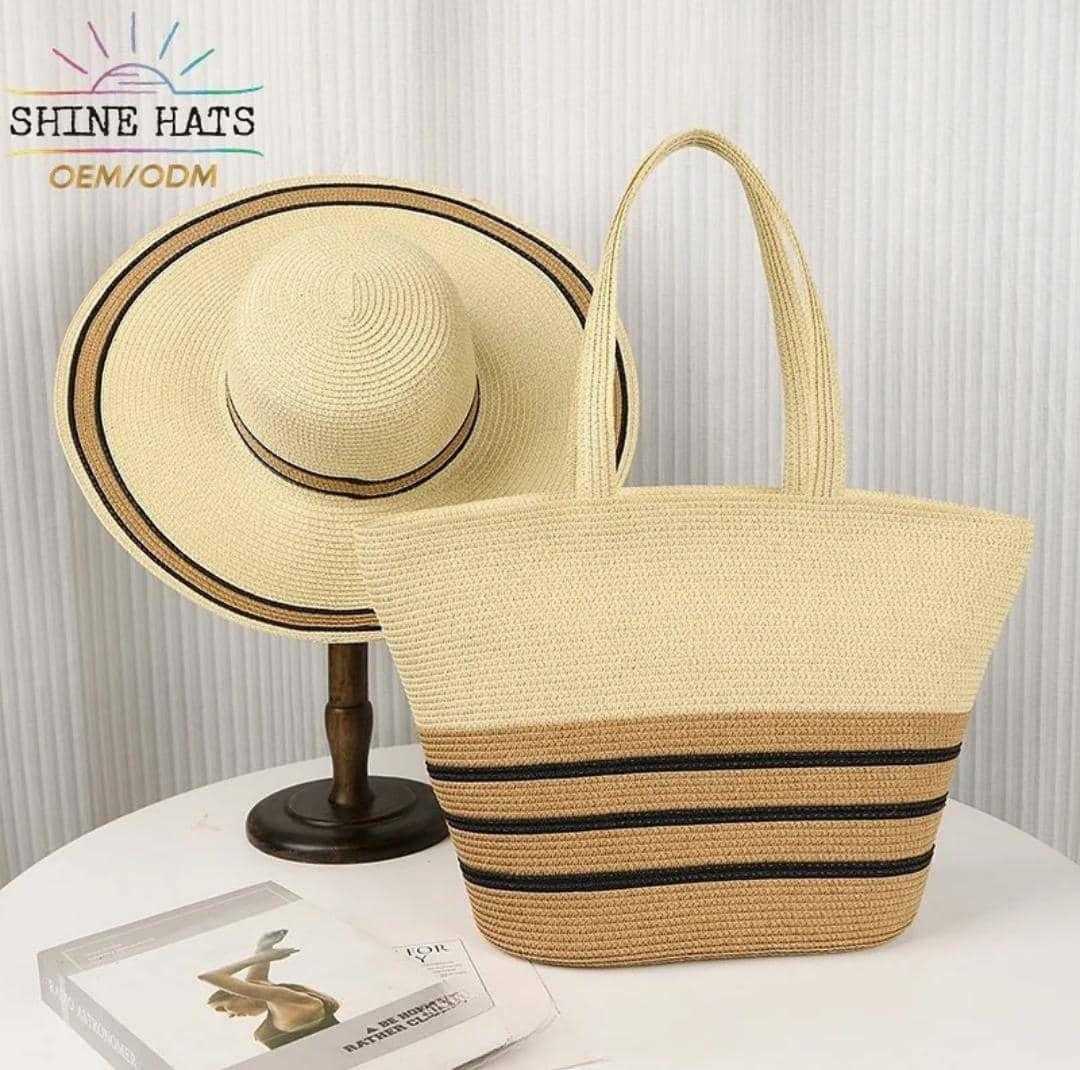 Summer Straw Bag + Hat
