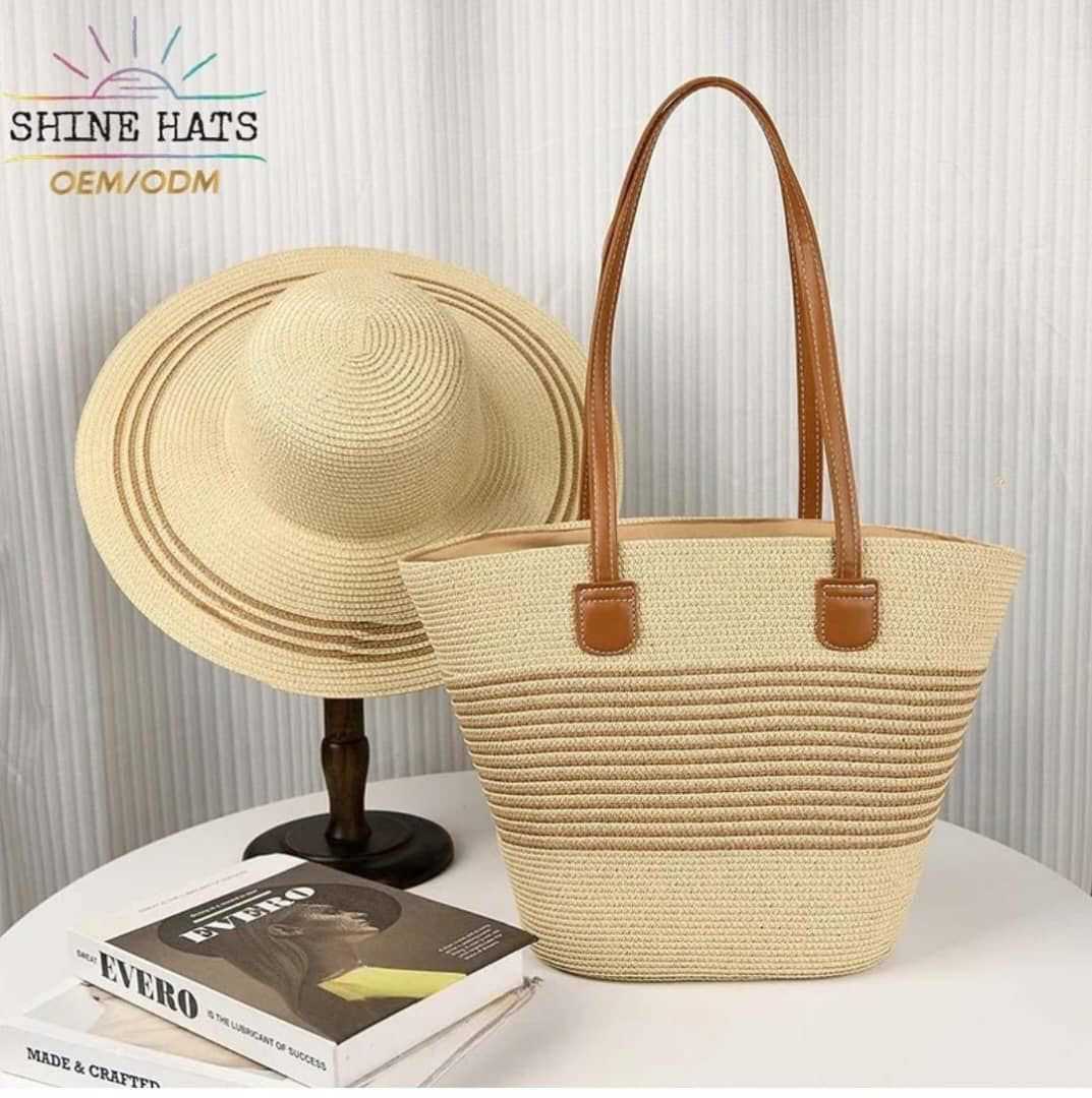 Summer Straw Bag + Hat