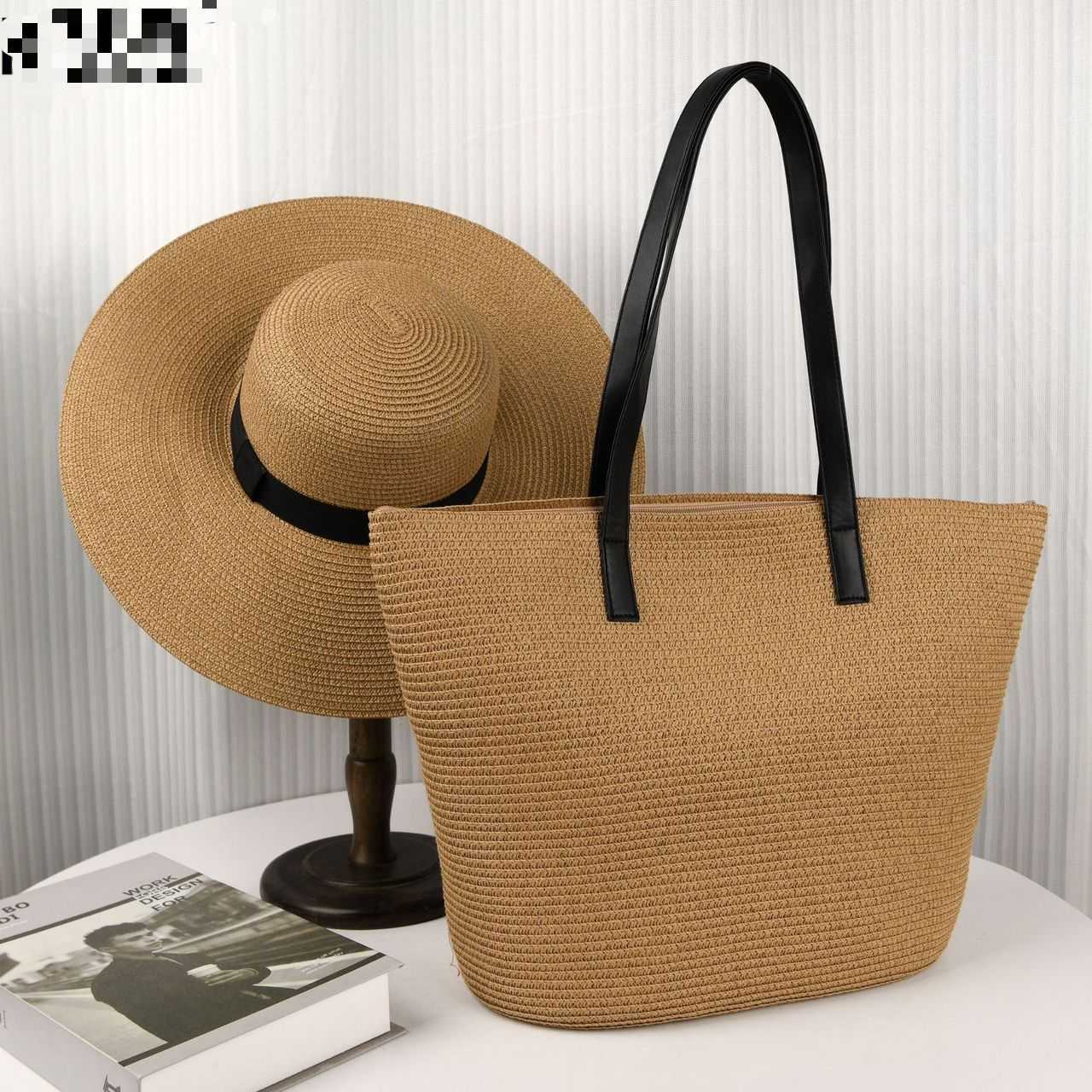 Summer Straw Bag + Hat