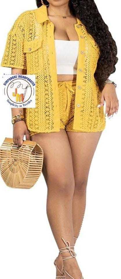 3 Piece Shorts Set.
