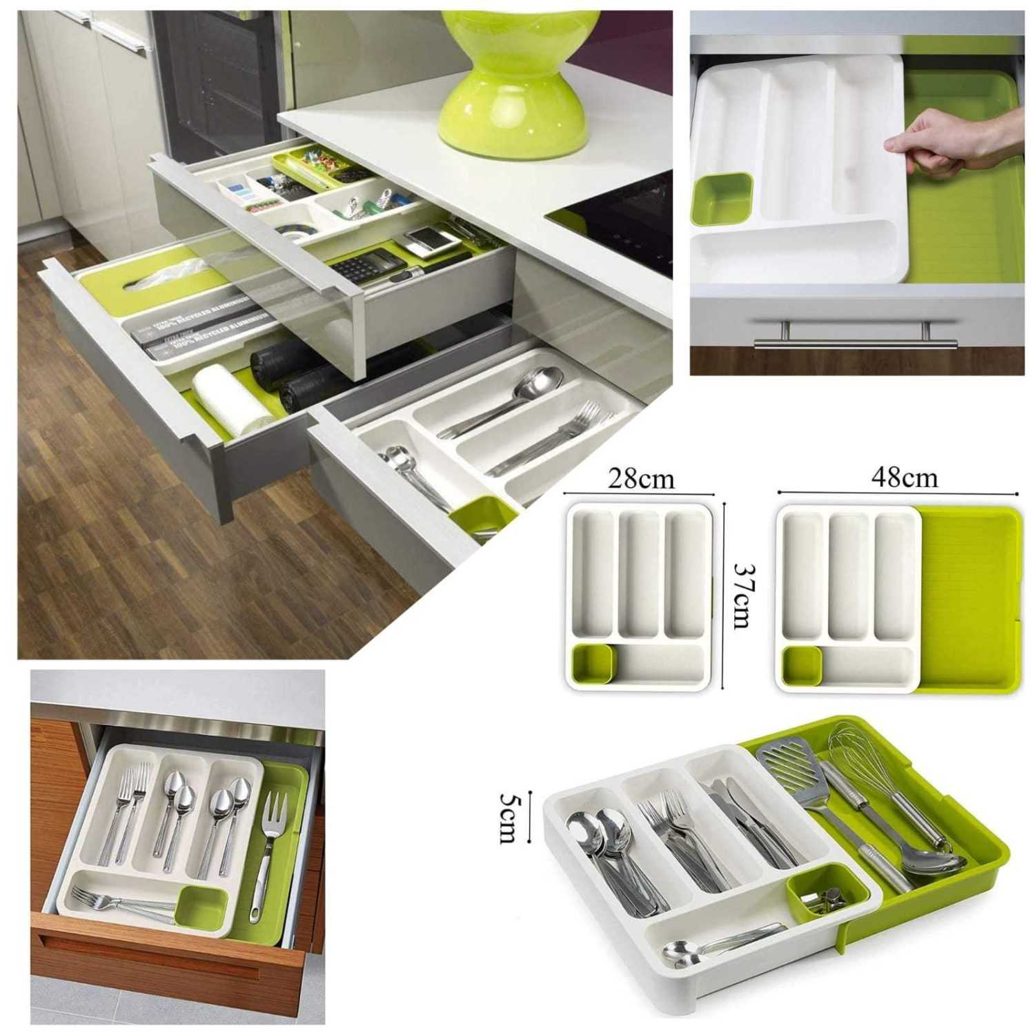 Expandable Cutlery Tray