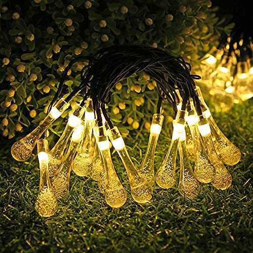 Solar Powered Droplet LED Light