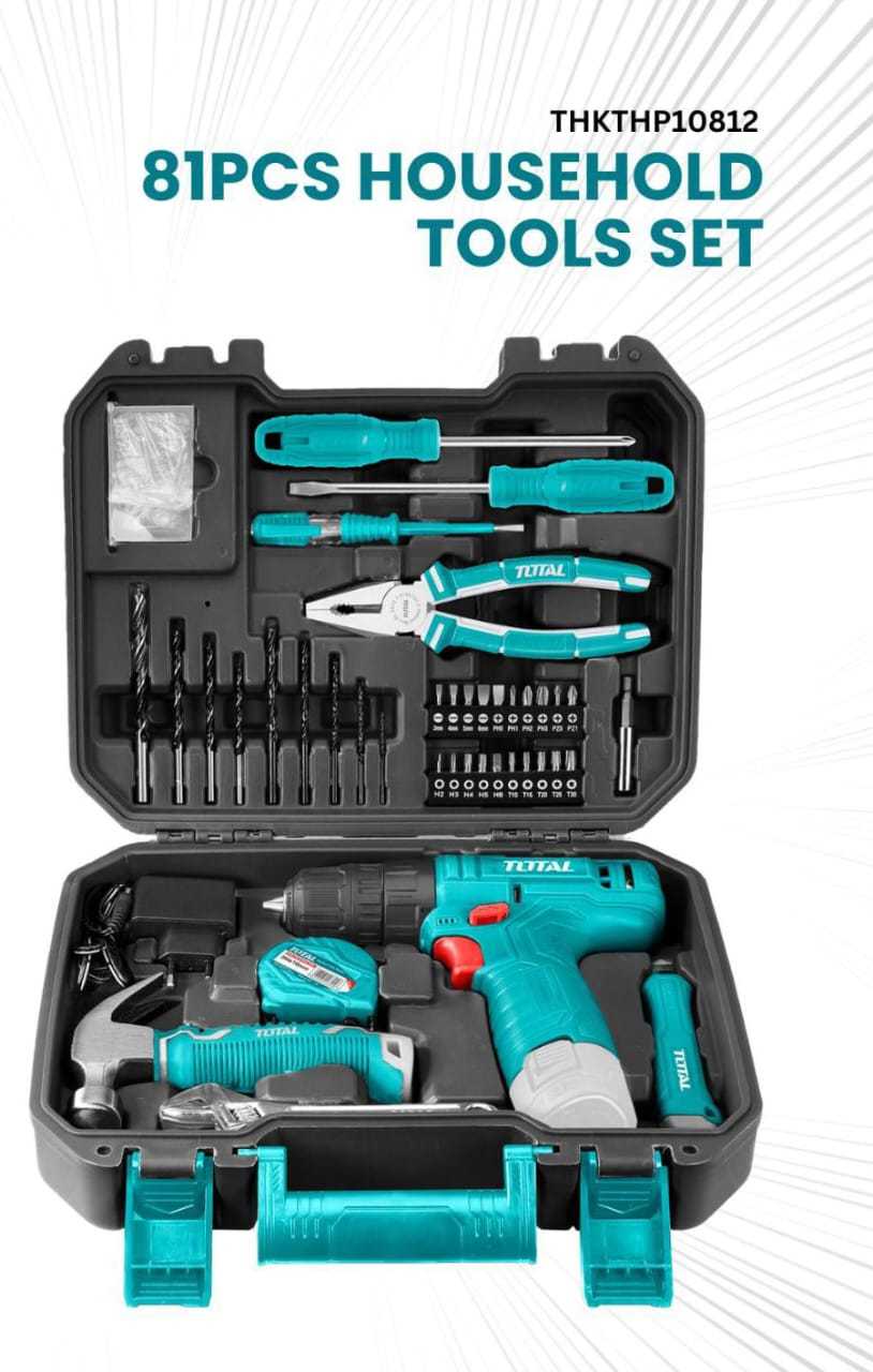 81 Piece Household Tools  Set