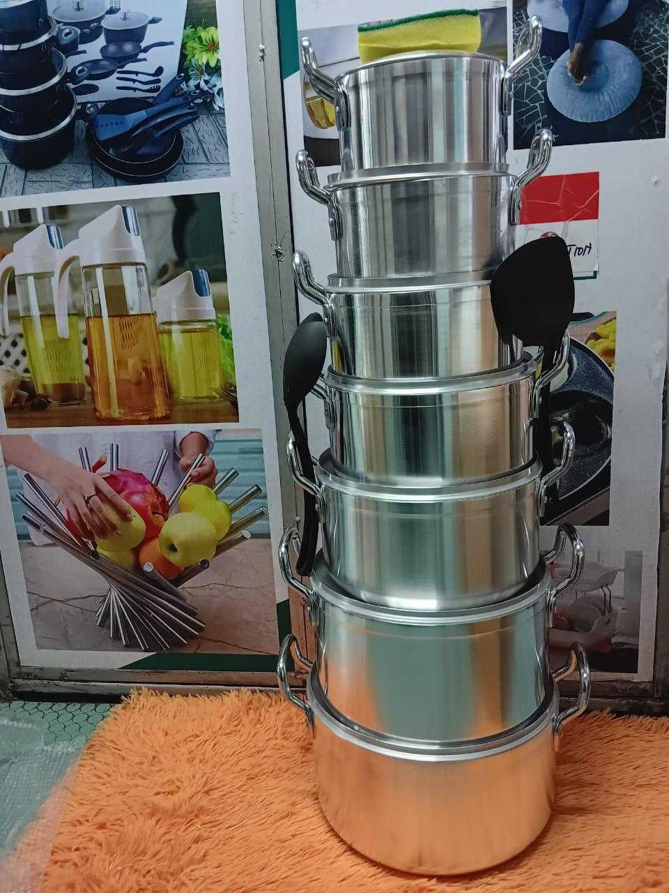 Tornado TC14-Pcs Stainless Steel Cooking Pot