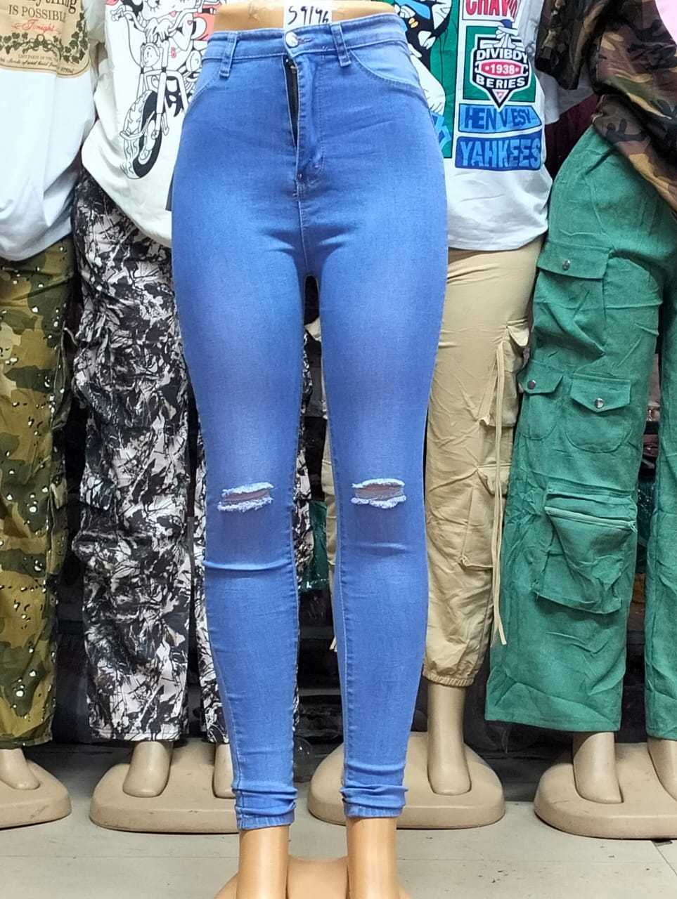Threaded Jeans