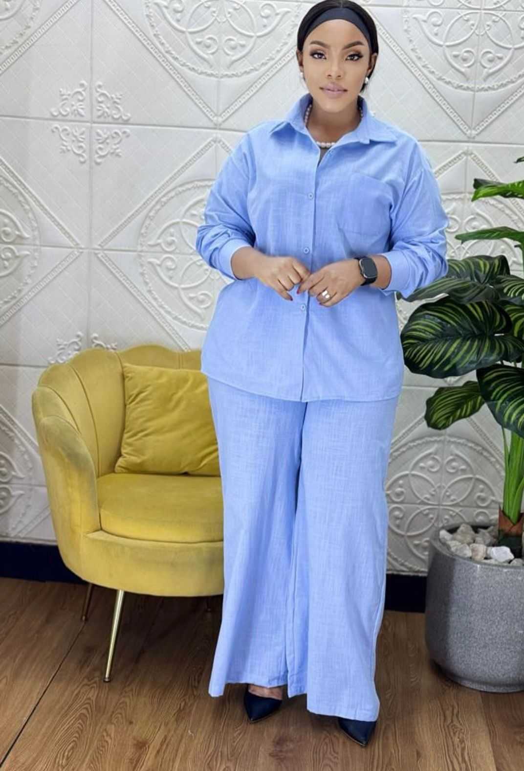Linen Two Piece Set