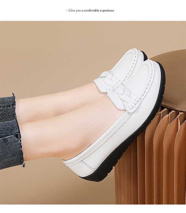 leather loafers