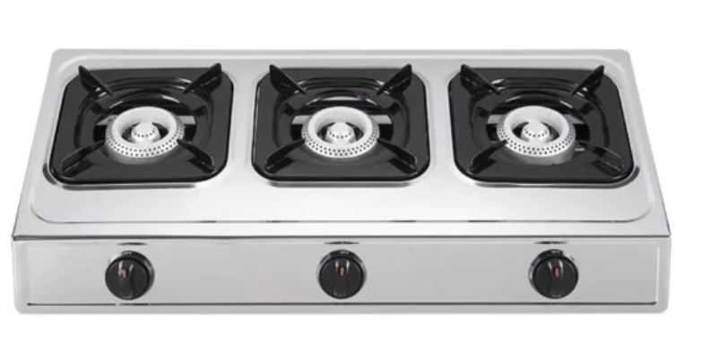 Stainless steel cooker with three burners(AM-6003)