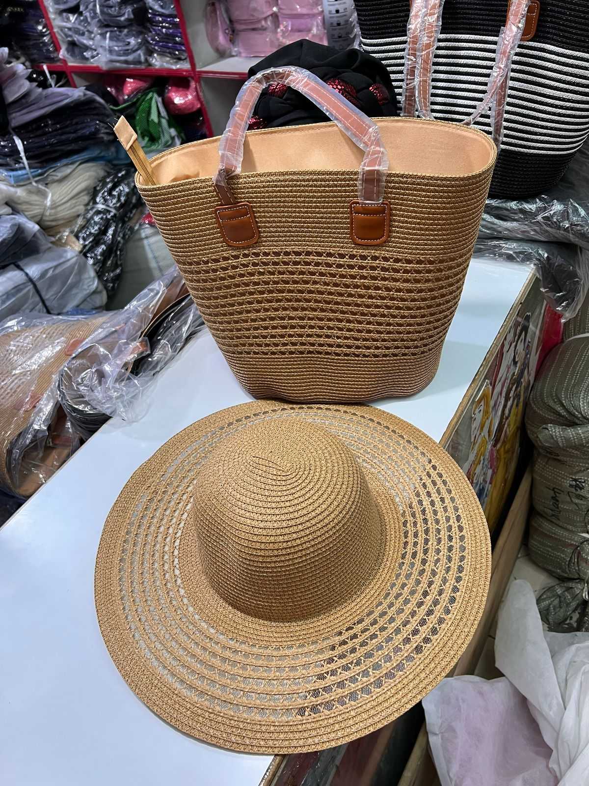 Straw bag