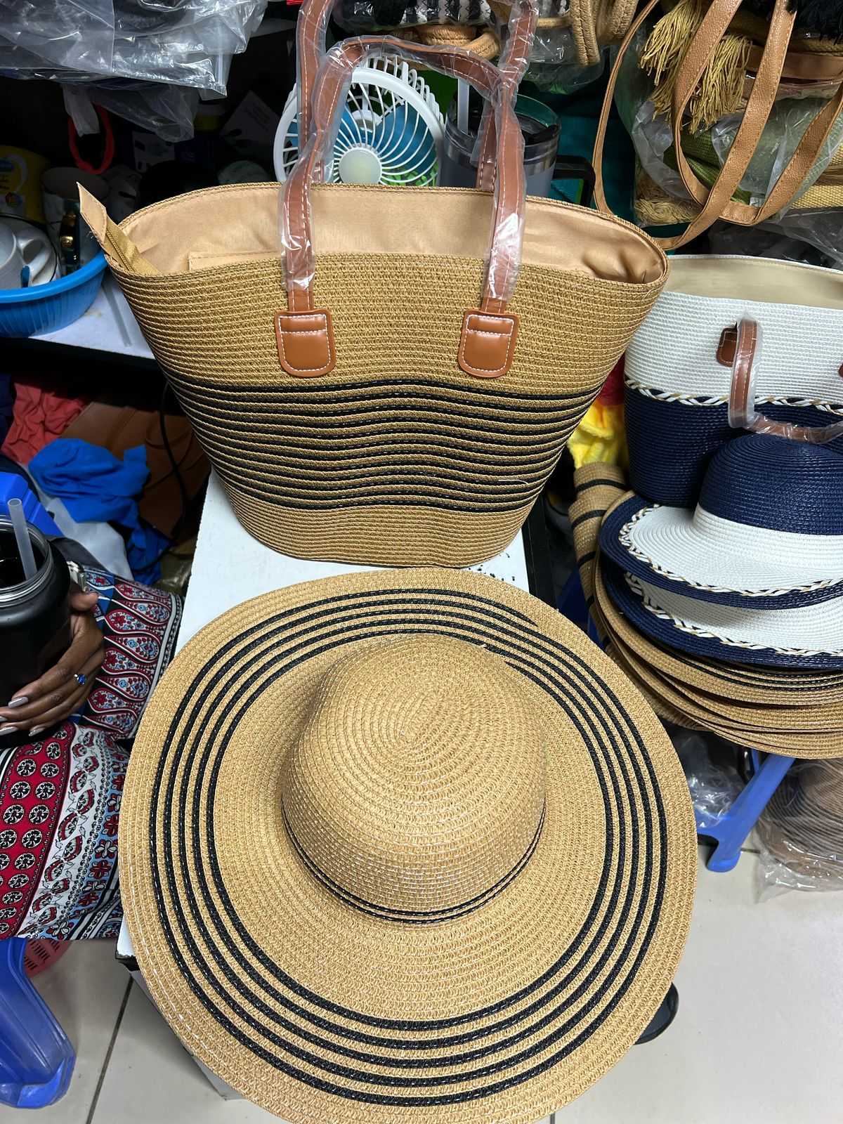 Straw bag