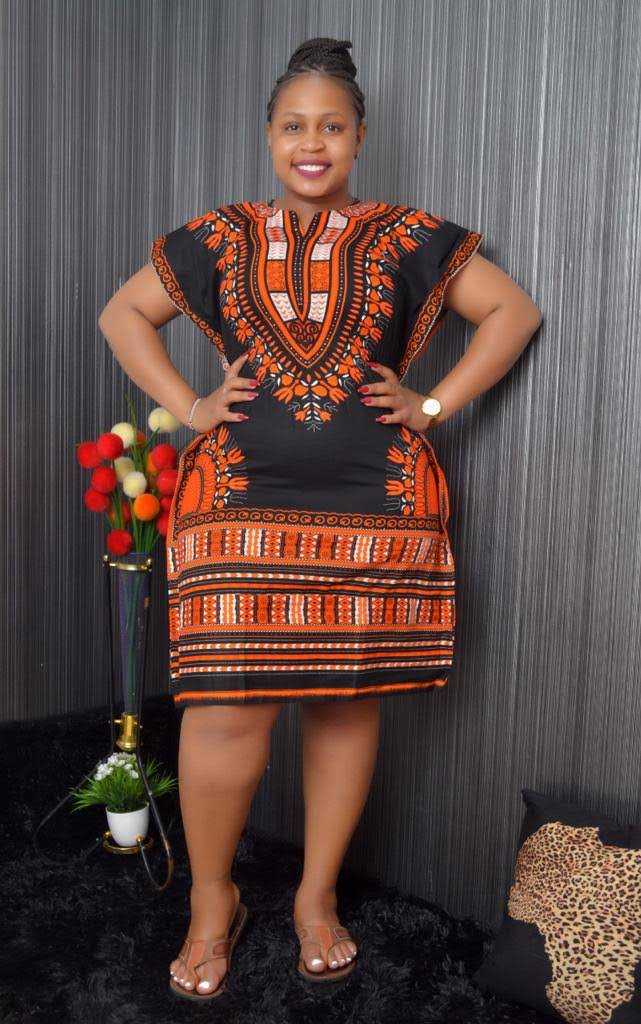 Dashiki Midi Dress