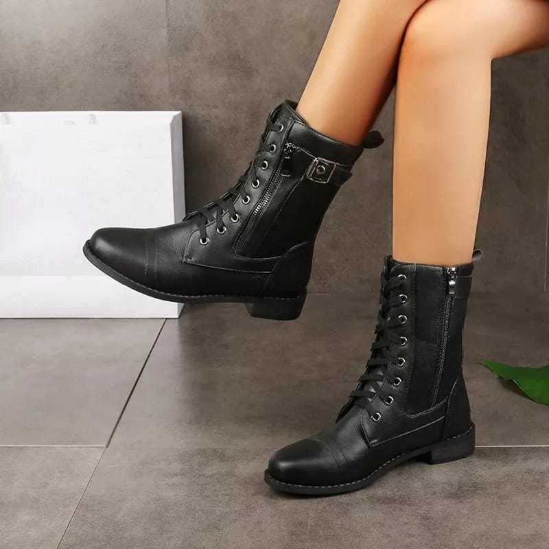 leather boots